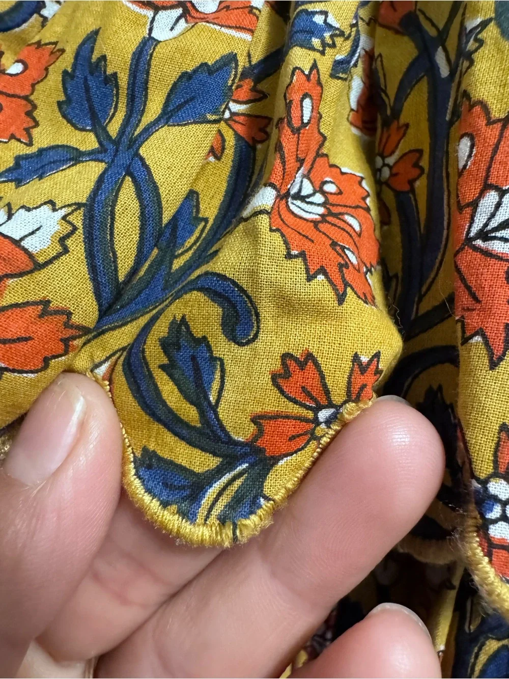 Etc. 100% Cotton Floral Tiered Mini Skirt